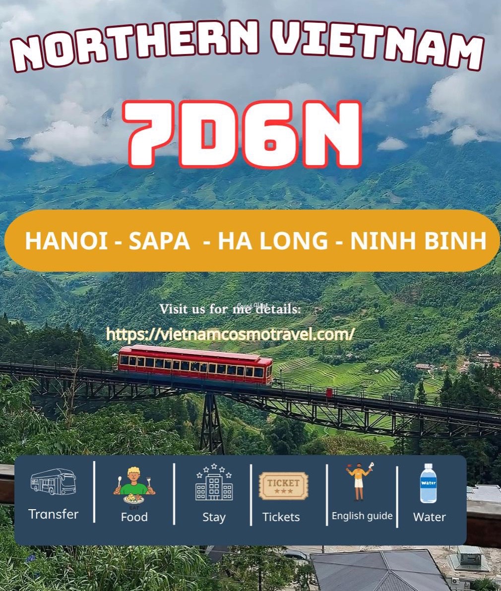 7D6N PACKAGE//  HA NOI - SAPA - HA LONG BAY - NINH BINH